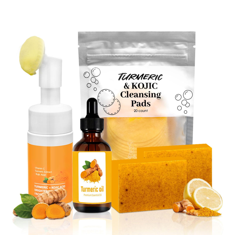 Amdele Turmeric Foaming Cleanser bottle for daily cleansing and oil control