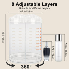 AMEITECH sturdy-space-saving bathroom organizer keeps vanity tidy.