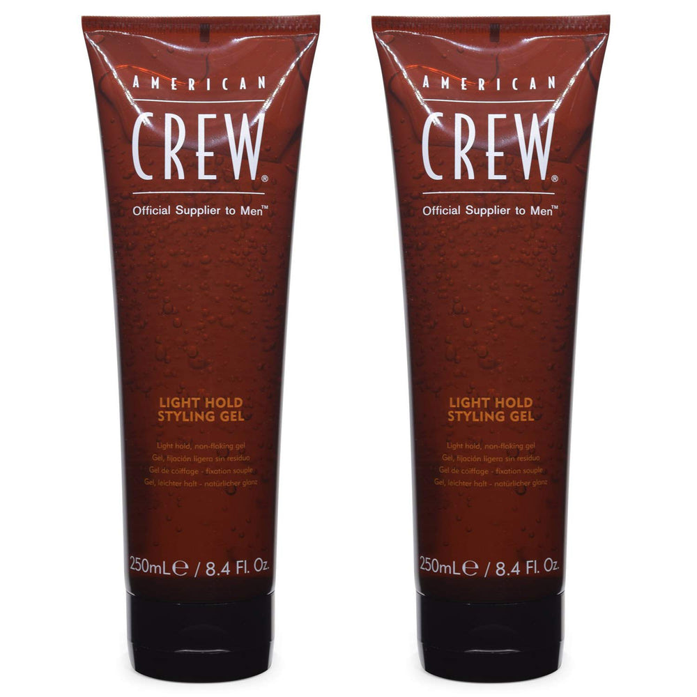 American Crew Classic Light Hold Styling Gel 250ml bottle for flexible hold and shine.