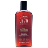 American Crew Daily Moisturizing Conditioner bottle promotes soft, manageable hair with refreshing citrus-mint scent.