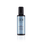 American Crew Hair Fiber Grooming Foam bottle showing lightweight hold and natural shine.