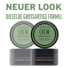 Applying on damp hair with American Crew Forming Cream for defined hold