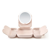 AMIRO M2 Cube travel mirror glowing for precise on-the-go makeup