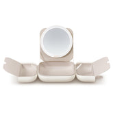 AMIRO M2 travel makeup bag mirror for on-the-go glam with organized compartments