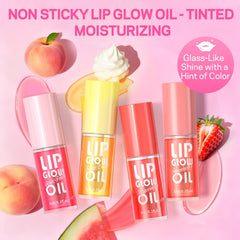 AMOADO lip oil strawberry shade offering fruity tint and hydration