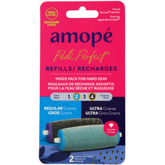 Amope Pedi Perfect regular coarse refill for quick hard-skin touch-ups.