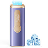 AMOTAOS IPL device front view in purple for at-home hair removal convenience.