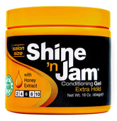 AmPro Shine 'n Jam bottle-top shows non-greasy shine for hold