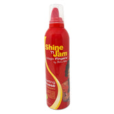 AmPro Shine-N-Jam Setting Mousse Pack-2 application demonstrates strong hold for braids