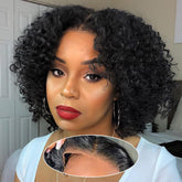 Amygirl wear and go glueless wig front view shows natural everyday look