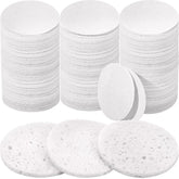Amyhill compressed facial sponges pack shown for daily cleansing and replacement
