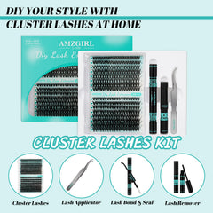 AMZGIRL LASH bond-seal bottle highlighting waterproof hold potential.