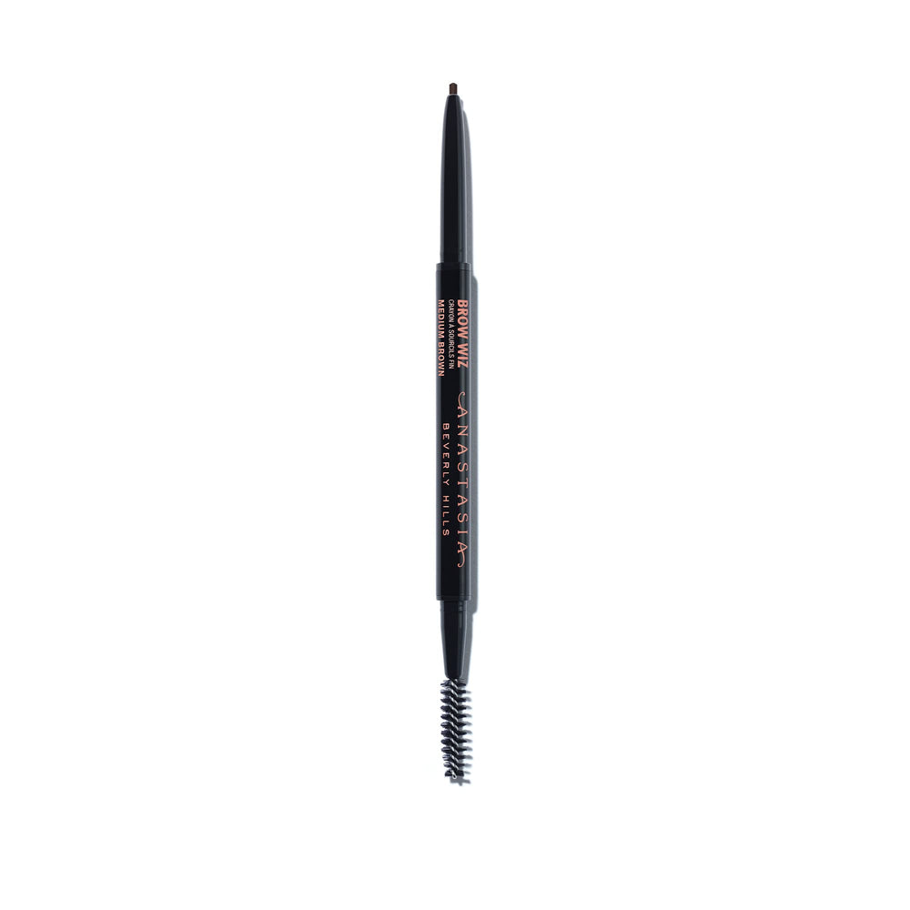 Anastasia Beverly Hills Brow Wiz close-up shows precise outlining for defined brows.