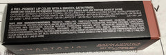 Anastasia Beverly Hills Satin Lipstick Taupe Beige close-up shows soft satin finish.