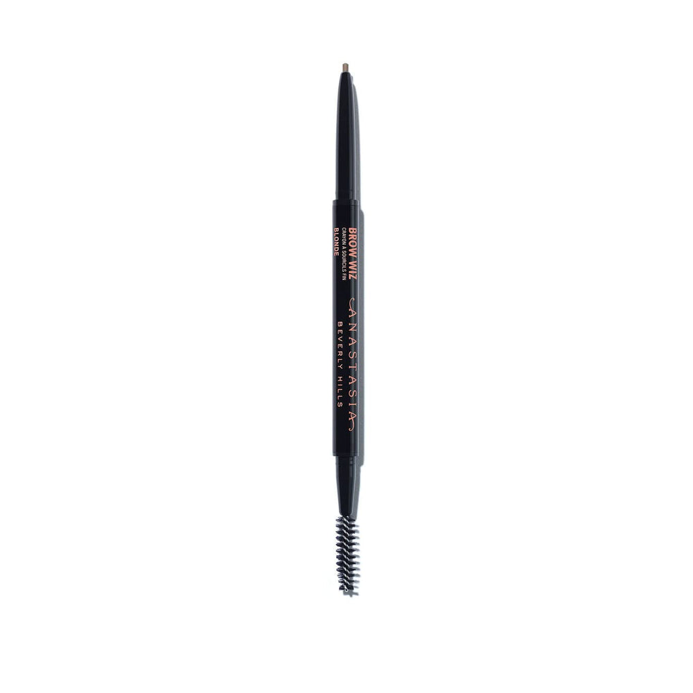 Anastasia Brow Wiz Blonde pencil close-up for precise brow outlining.