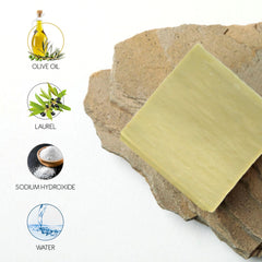 AnatoliaDaphne Aleppo soap bar olive oil laurel ingredients for nourishing cleansing