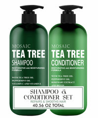 AnatoliaDaphne Tea Tree Shampoo bottle front shows sulfate-free daily cleansing benefits
