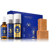 Ancient Greek Remedy body oil pour for deep hydration and a spa-like massage at home.