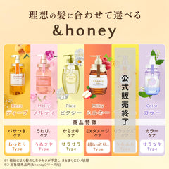 & Honey Deep Moist Shampoo highlights royal jelly for nourishing moisture.