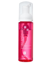 Andalou Naturals 1000 Roses foam bottle demonstrates a gentle daily cleanse for sensitive skin