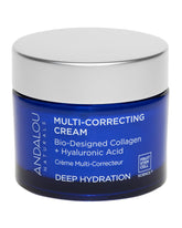 Andalou Naturals Deep Hydration Cream bottle shows lasting moisture for dry skin