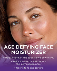 Goji Peptide Cream texture closeup showing creamy, fast-absorbing formula.