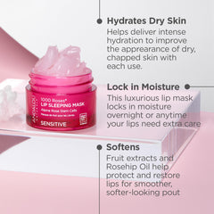 Andalou Naturals overnight lip treatment application for nourishing lips