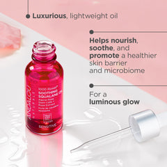 Andalou Naturals Rose Extract closeup highlights floral ingredients for gentle skincare.