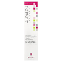Andalou Naturals Rose-Biotic blend spray image showing soothing facial mist for sensitive skin.