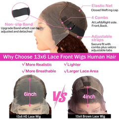Anderah wig with four combs and adjustable straps for secure comfort.