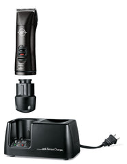 Andis BGR+ battery pack and charger enabling cordless operation anywhere.