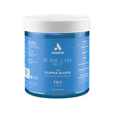 Andis Blade Care Plus Dip Jar close-up 16oz showing compact jar for rust protection and cleaning