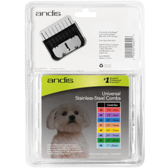 Andis lifting-combs-8 clip-attachment close-up shows a secure blade fit.