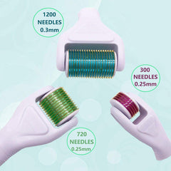 Angel Kiss derma roller face 300 needles promotes gentle surface rejuvenation