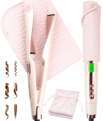 ANGENIL Pro Twist Flat Iron front view for quick, salon-grade straightening and styling.