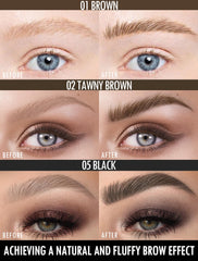 Anglicolor Eyebrow Pen displays natural hues range for various hair colors.