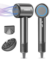 ANIEKIN hair dryer front view with powerful 110000rpm motor for fast drying