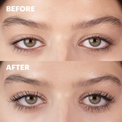 Annabelle Skinny Mascara wand during application shows no-clump formula