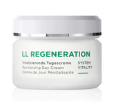 ANNEMARIE BÖRLIND LL REGENERATION day cream tube closeup for daily hydration.