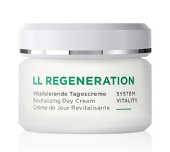 ANNEMARIE BÖRLIND LL REGENERATION day cream tube closeup for daily hydration.