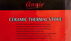 Annie Ceramic Thermal Stove Small side view demonstrates even heat distribution for consistent styling results.