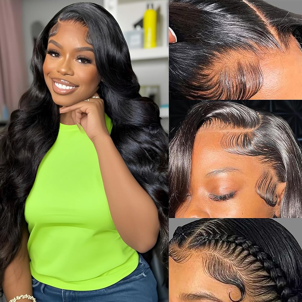 annione 30-inch 13x6 lace-front wig with body wave for natural movement and scalp blend