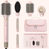 ANNLARY 5-in-1 ionic hot air styler setup for versatile at-home styling options.