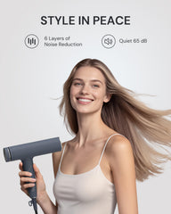 ANNLARY foldable travel dryer portable design for on-the-go grooming.