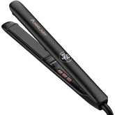 ANNLARY hair-straightener front view highlights 1-inch plates for quick styling