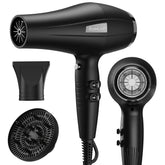 ANNLARY Ionic Hair Dryer front view shows a sleek, powerful design for fast home styling.