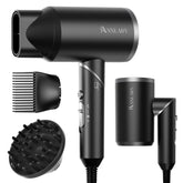 ANNLARY Plasma Ion Hair Dryer front view showing powerful low-noise drying ability.