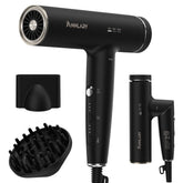 ANNLARY Plasma Ion Hair Dryer front view showing powerful airflow for fast drying
