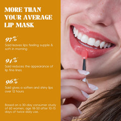 ANRCOLLECT lip mask-berries-sleep-jar provides gentle exfoliation and hydration.