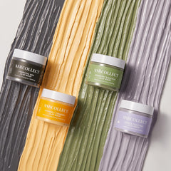 ANRCOLLECT purple-clay-mask demonstrates oil control for refreshed complexion.